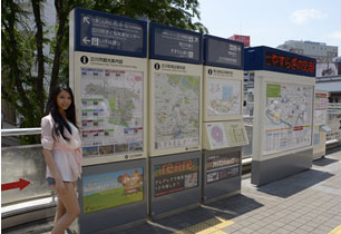 立川駅前防災マップ